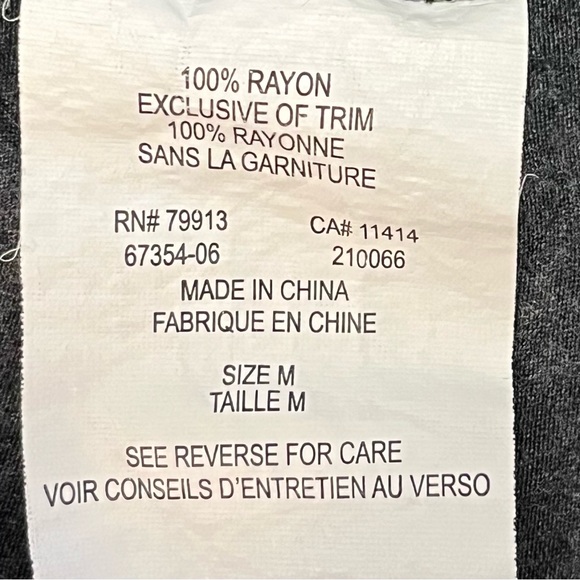 A Pea In The Pod Silk Trim Cardigan Charcoal Gray Medium - Picture 5 of 6